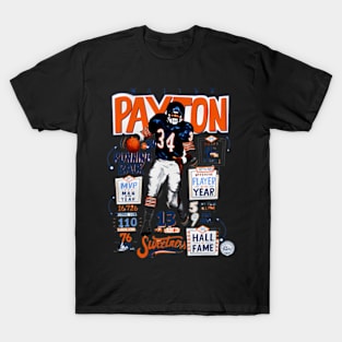 Walter Payton Chicago Stats T-Shirt